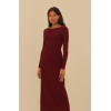 Vestido Midi Decote Vermelho - Farm