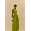 Vestido Gola Colisse Verde - Farm